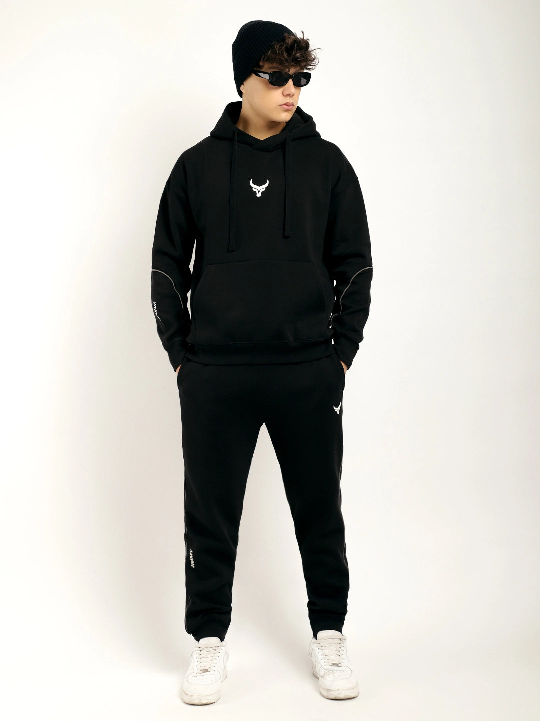 Fleece Black Tracksuit