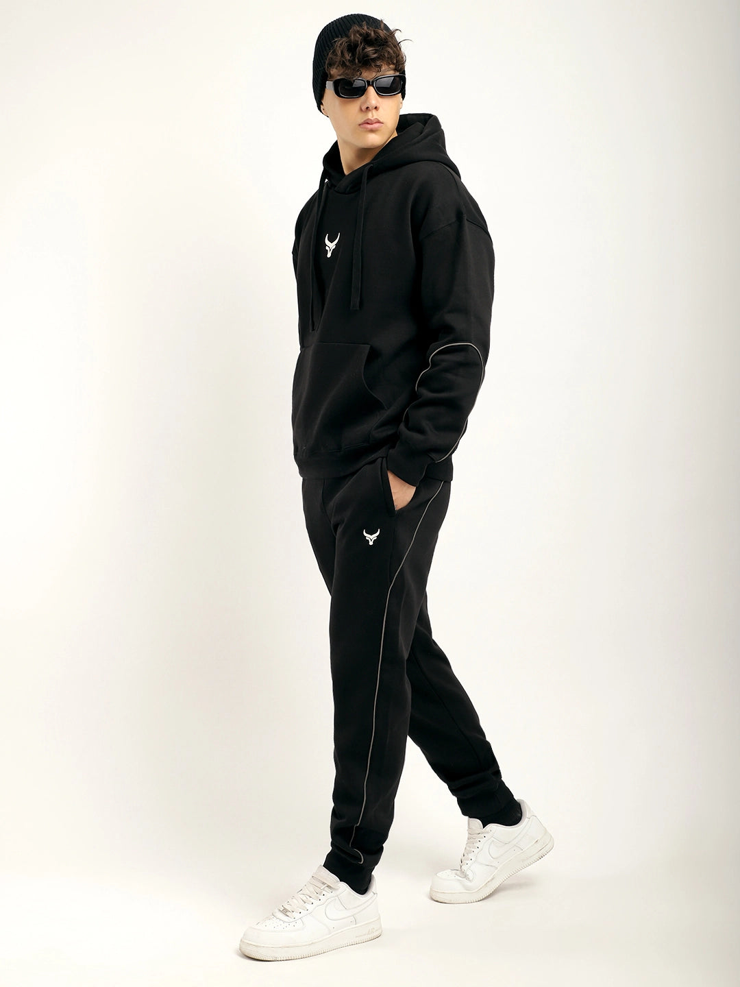 Fleece Black Tracksuit