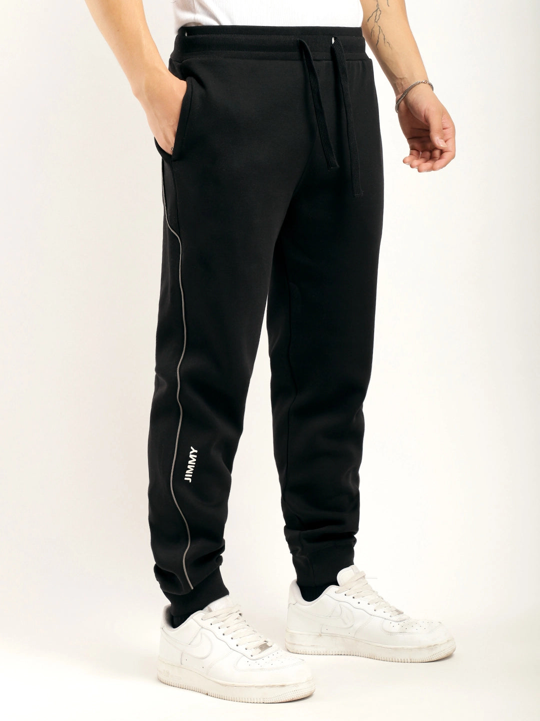 Fleece Black Tracksuit