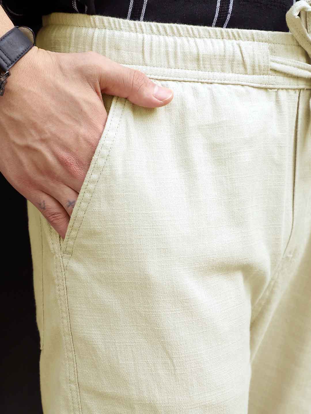 Desert Cream Linen Cargo