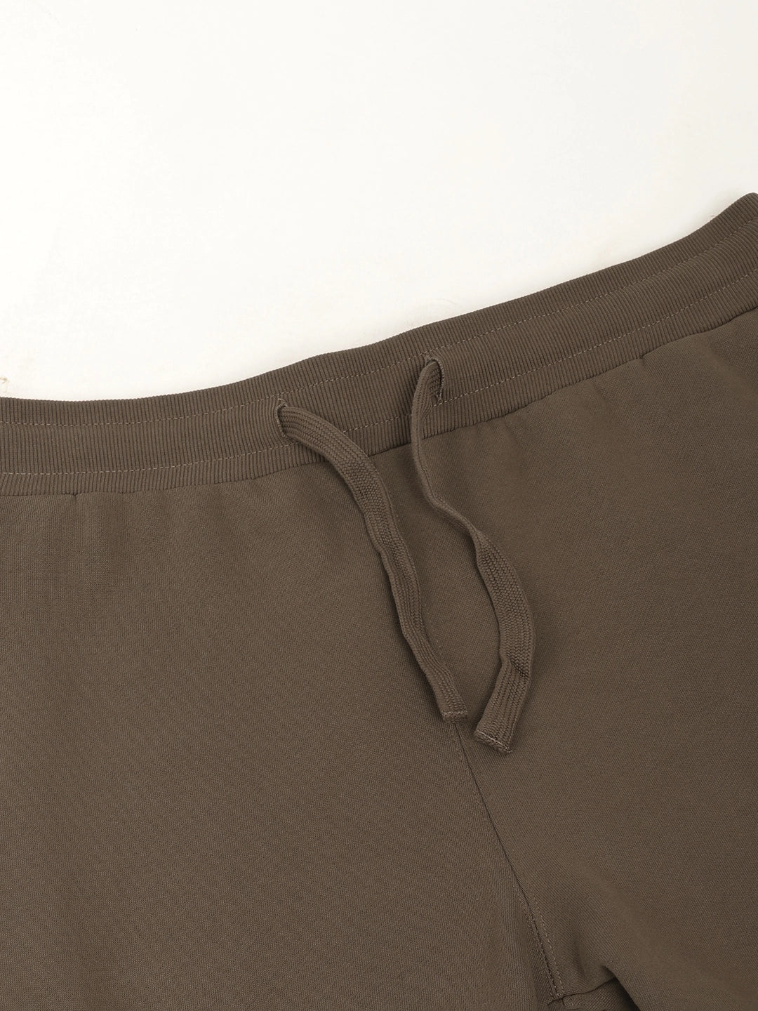 Men Fleece Brown Tracksuit