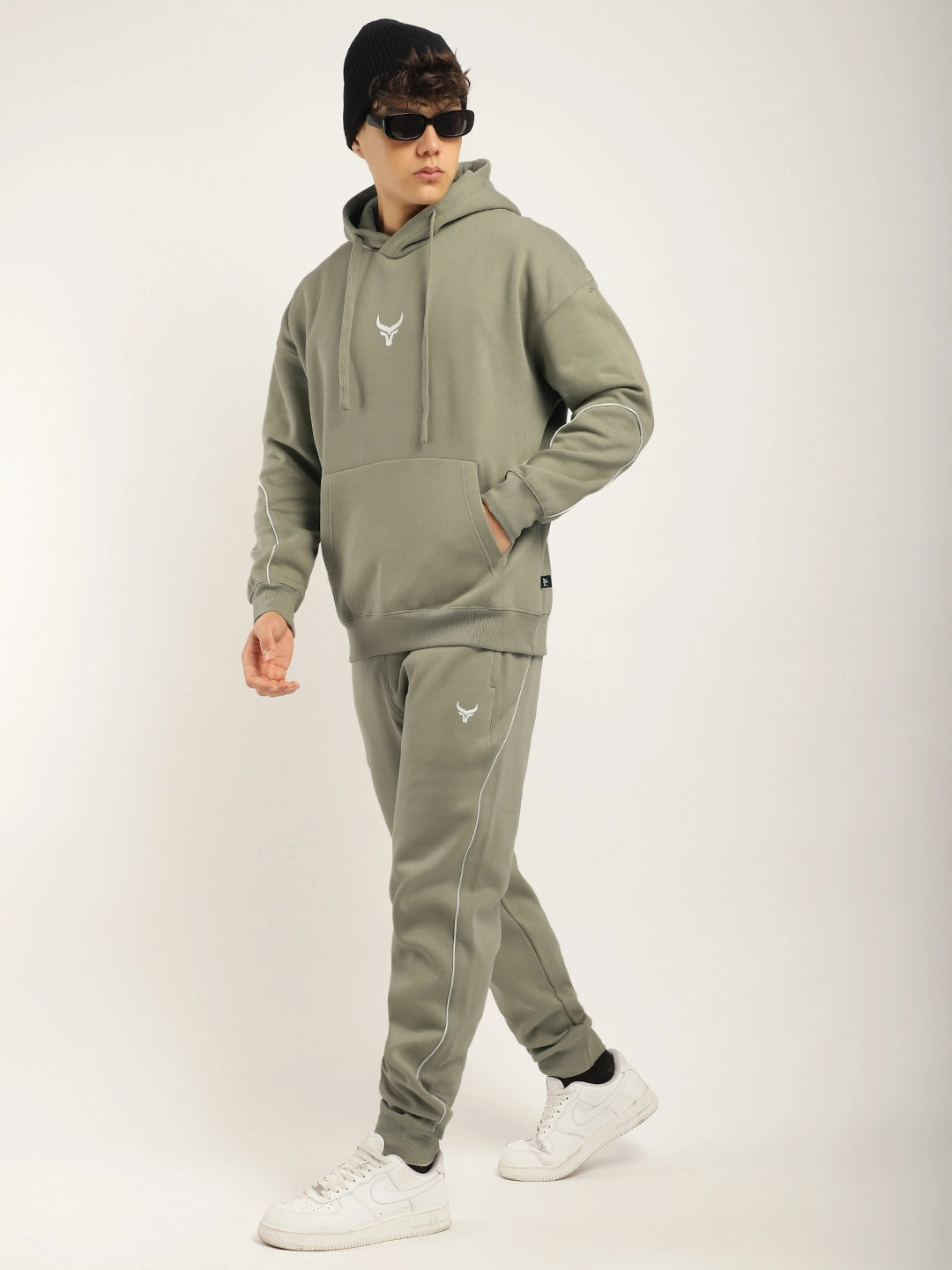Fleece Light Green Tracksuit