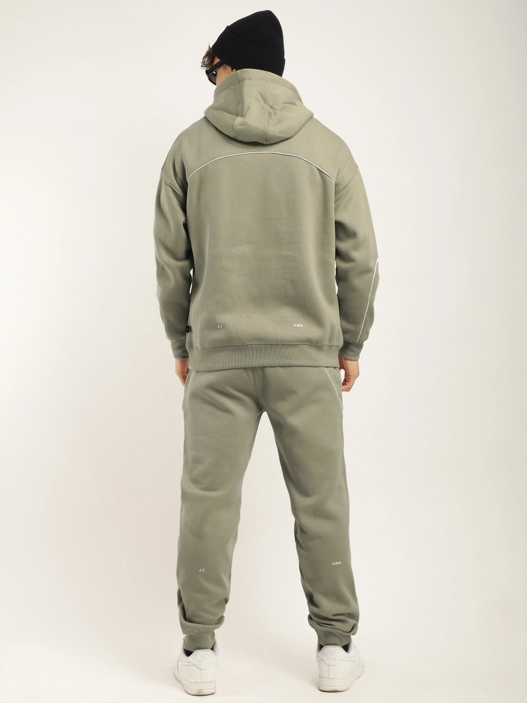 Fleece Light Green Tracksuit