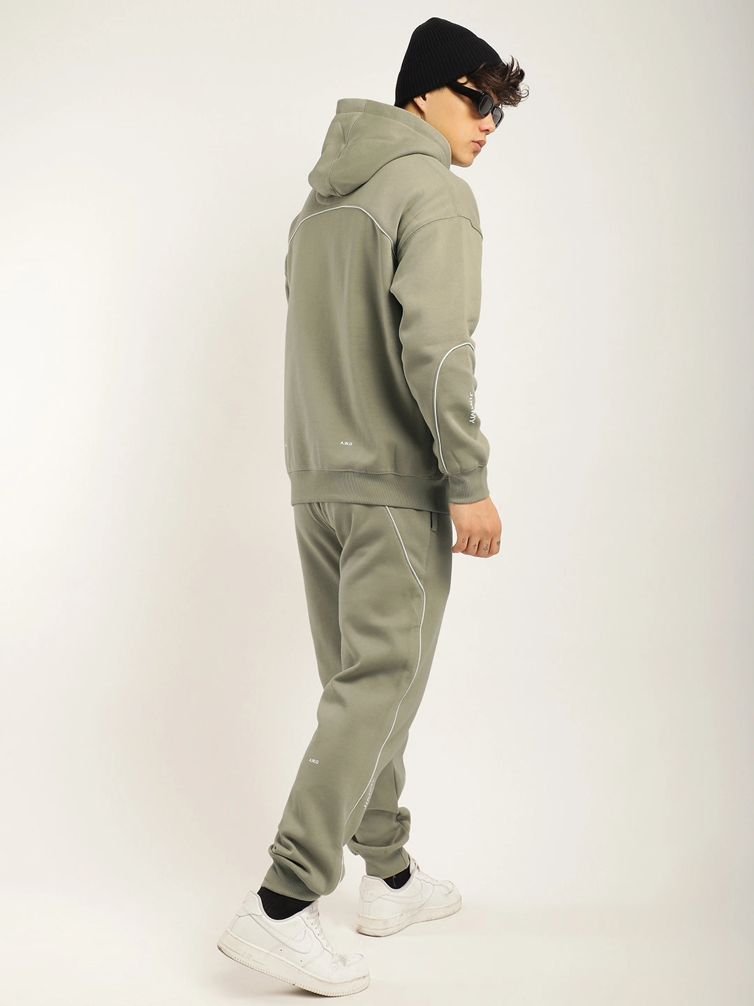 Fleece Light Green Tracksuit