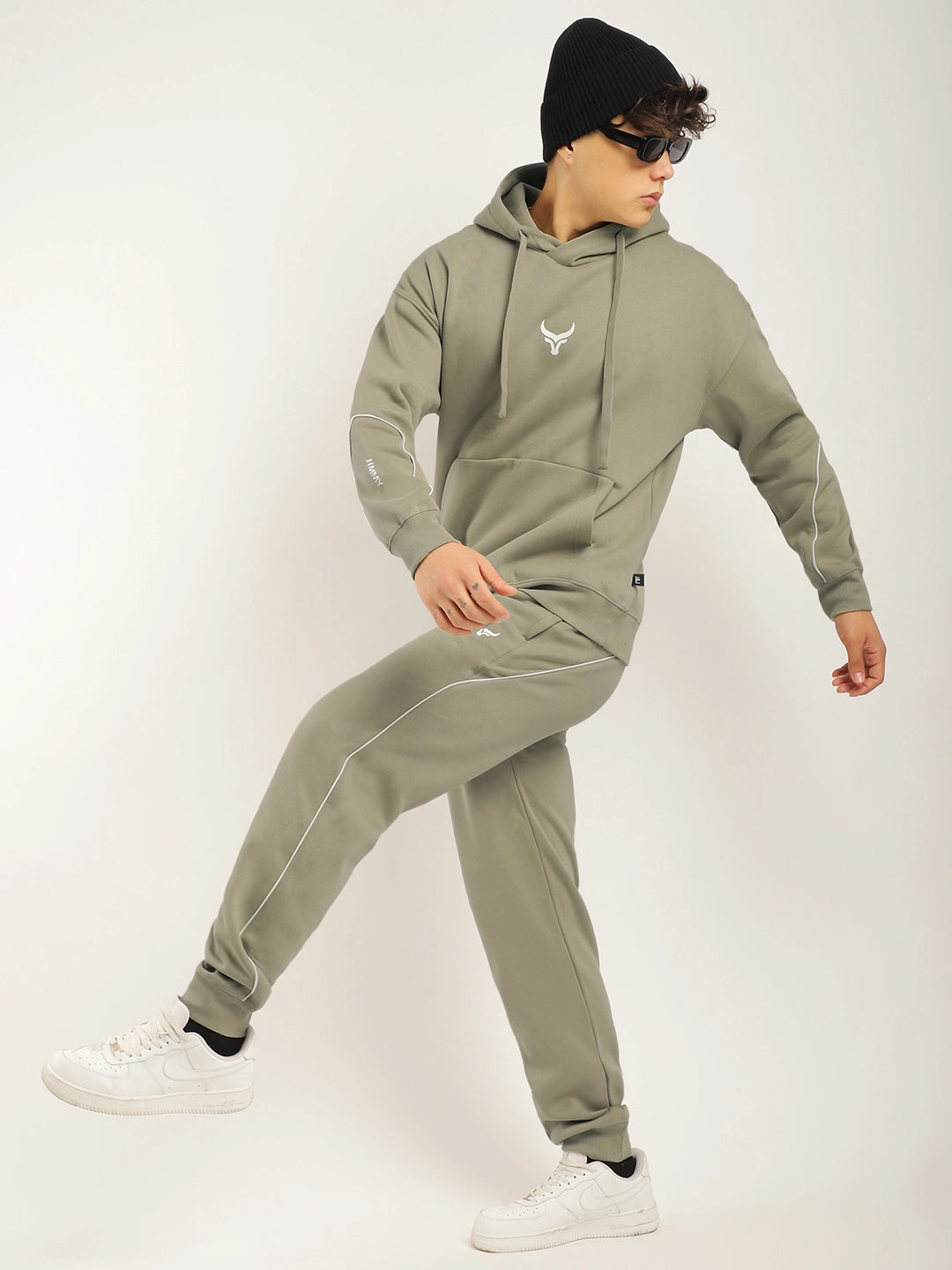 Fleece Light Green Tracksuit