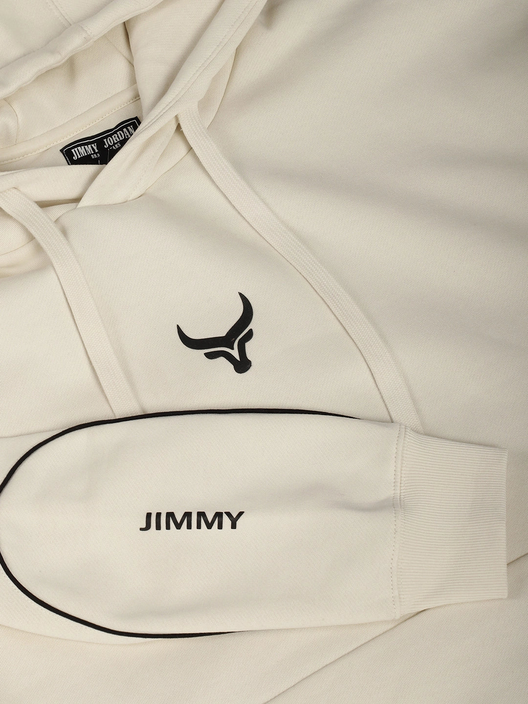 Men Fleece White Tracksuit