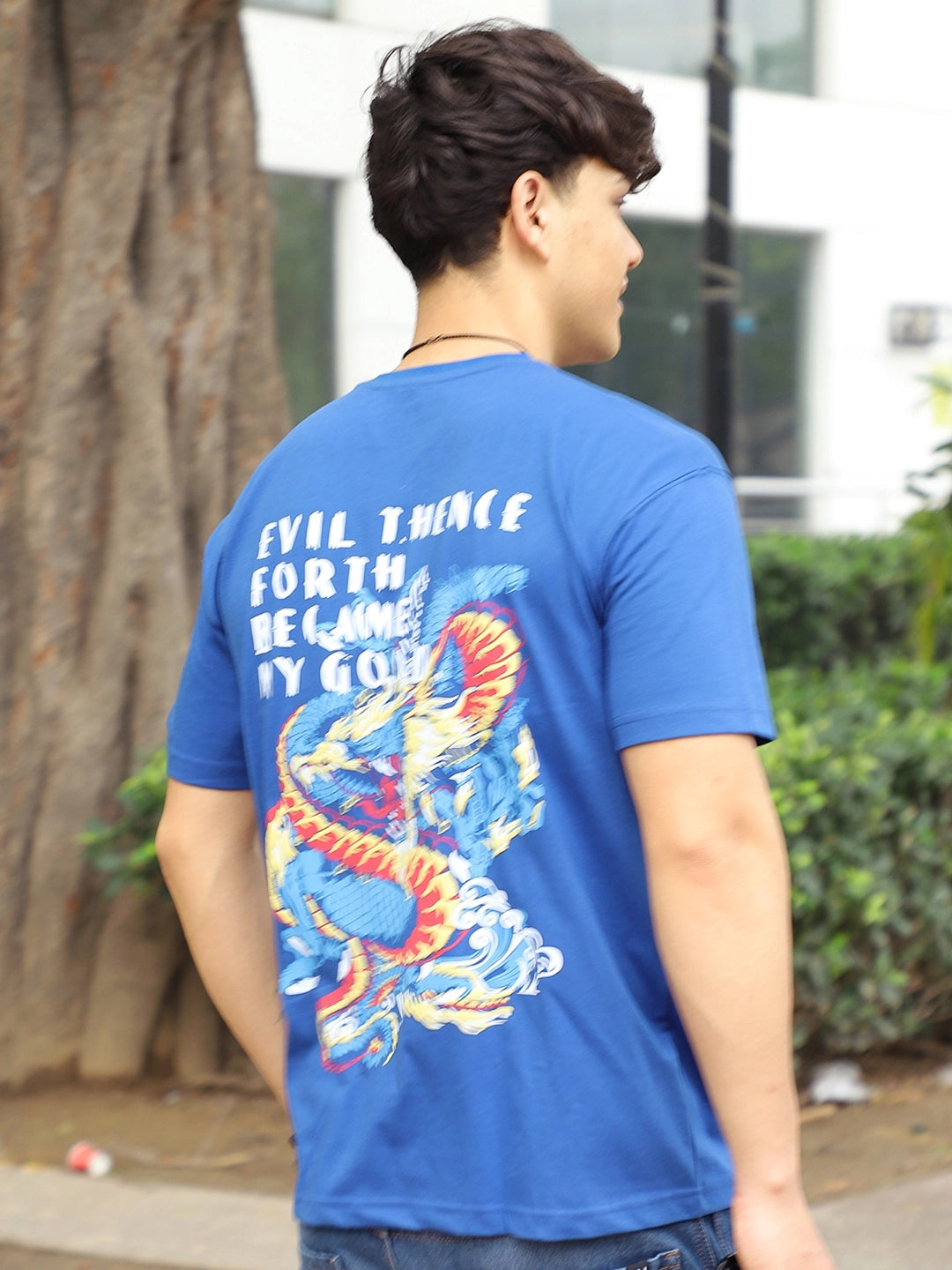 Wonder Oversized Royal Blue T-Shirt