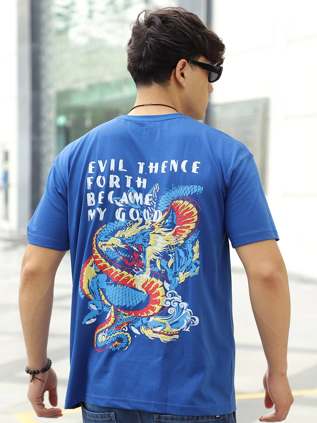 Wonder Oversized Royal Blue T-Shirt