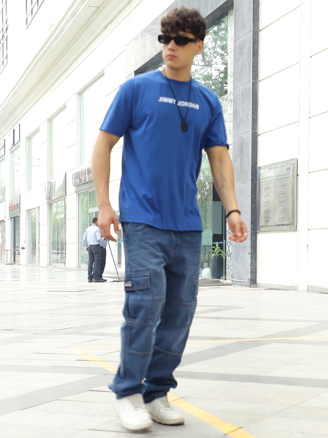 Wonder Oversized Royal Blue T-Shirt