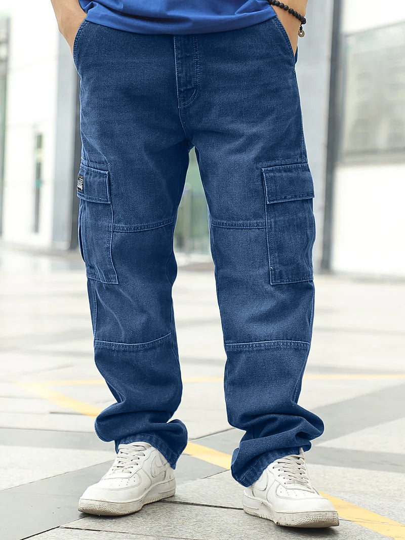 Twilight Fade Blue Denim Cargo