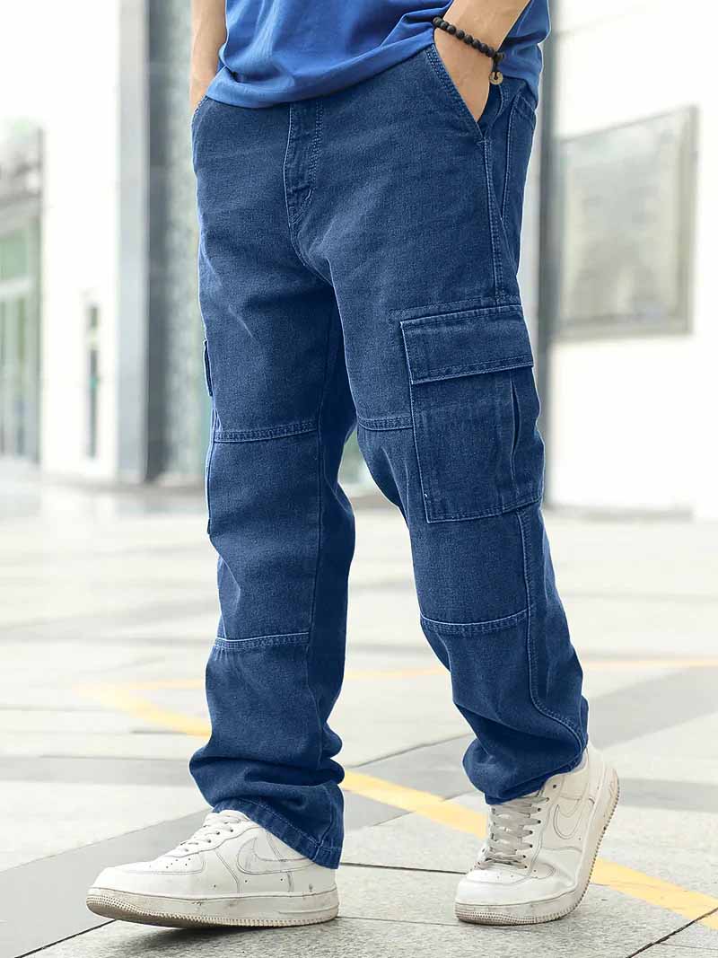 Twilight Fade Blue Denim Cargo