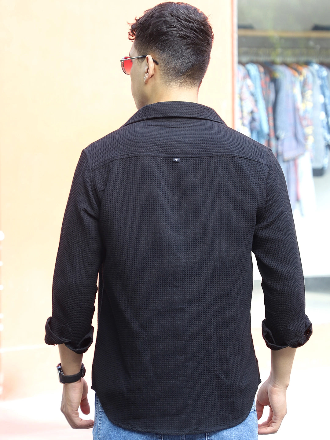 British Vintage Black Full Sleeve Shirt