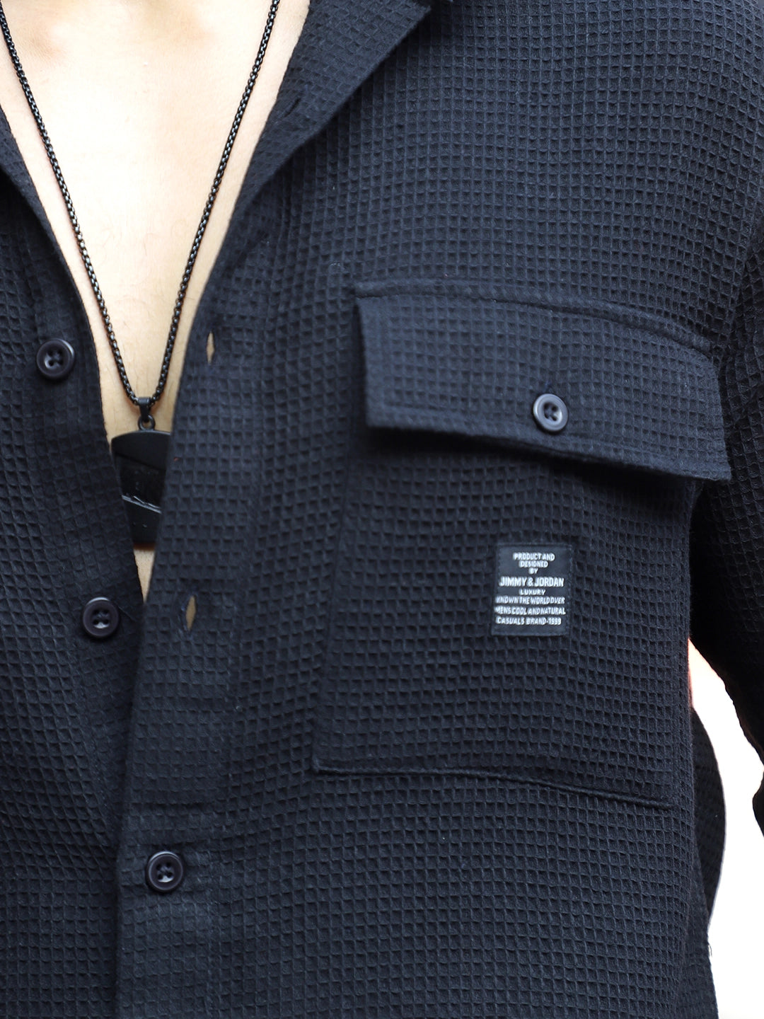 British Vintage Black Full Sleeve Shirt