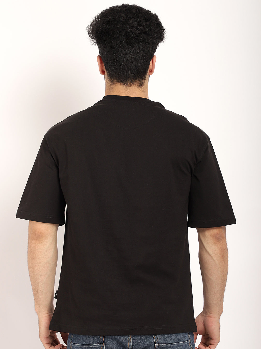 Adrenaline Rush Black Oversized T-Shirt