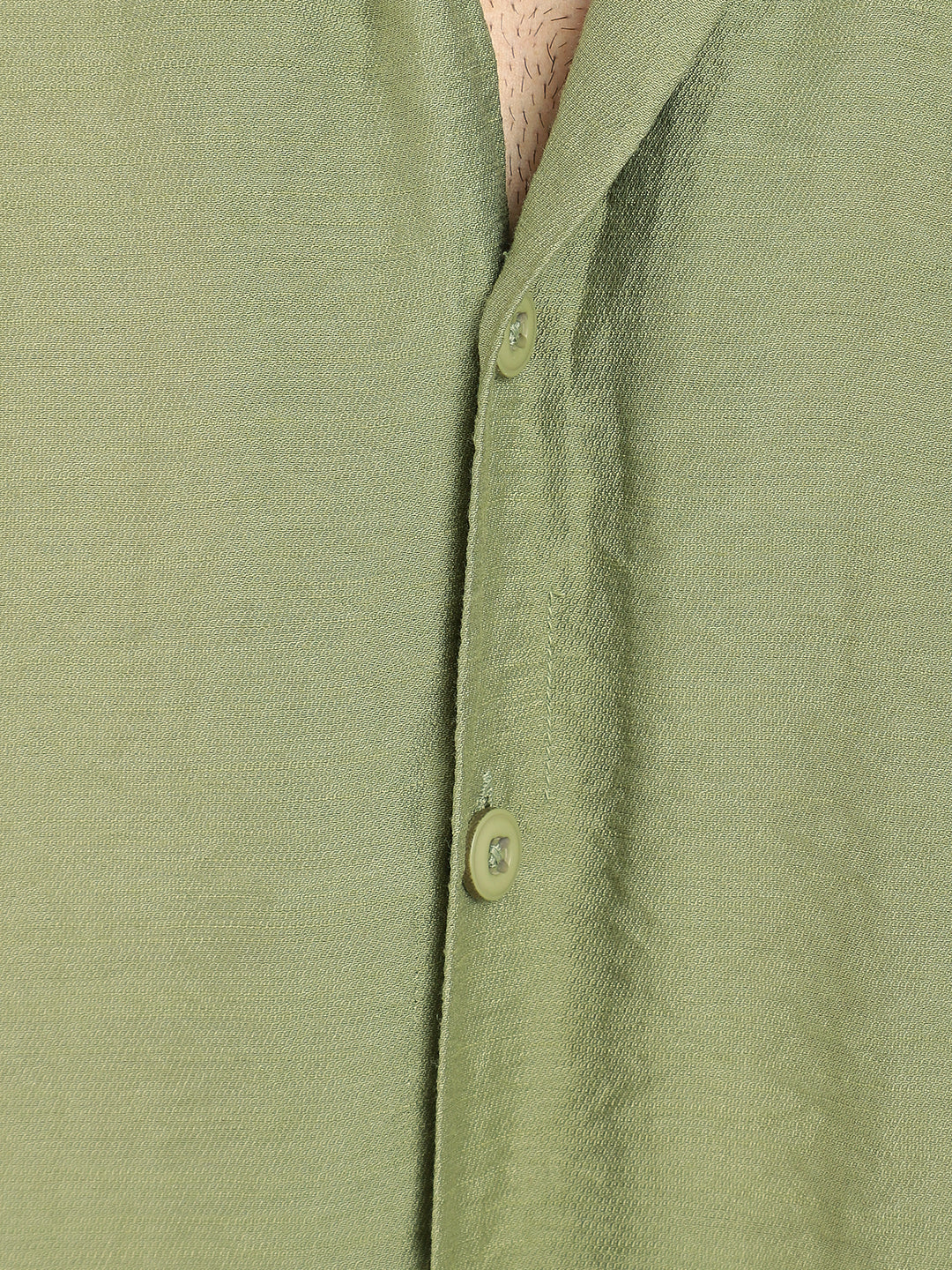 Midnight Command Grass Green Plain Shirt