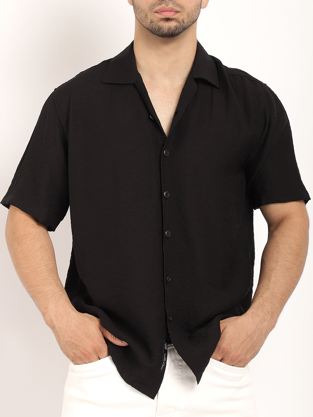 Midnight Command Black Plain Shirt