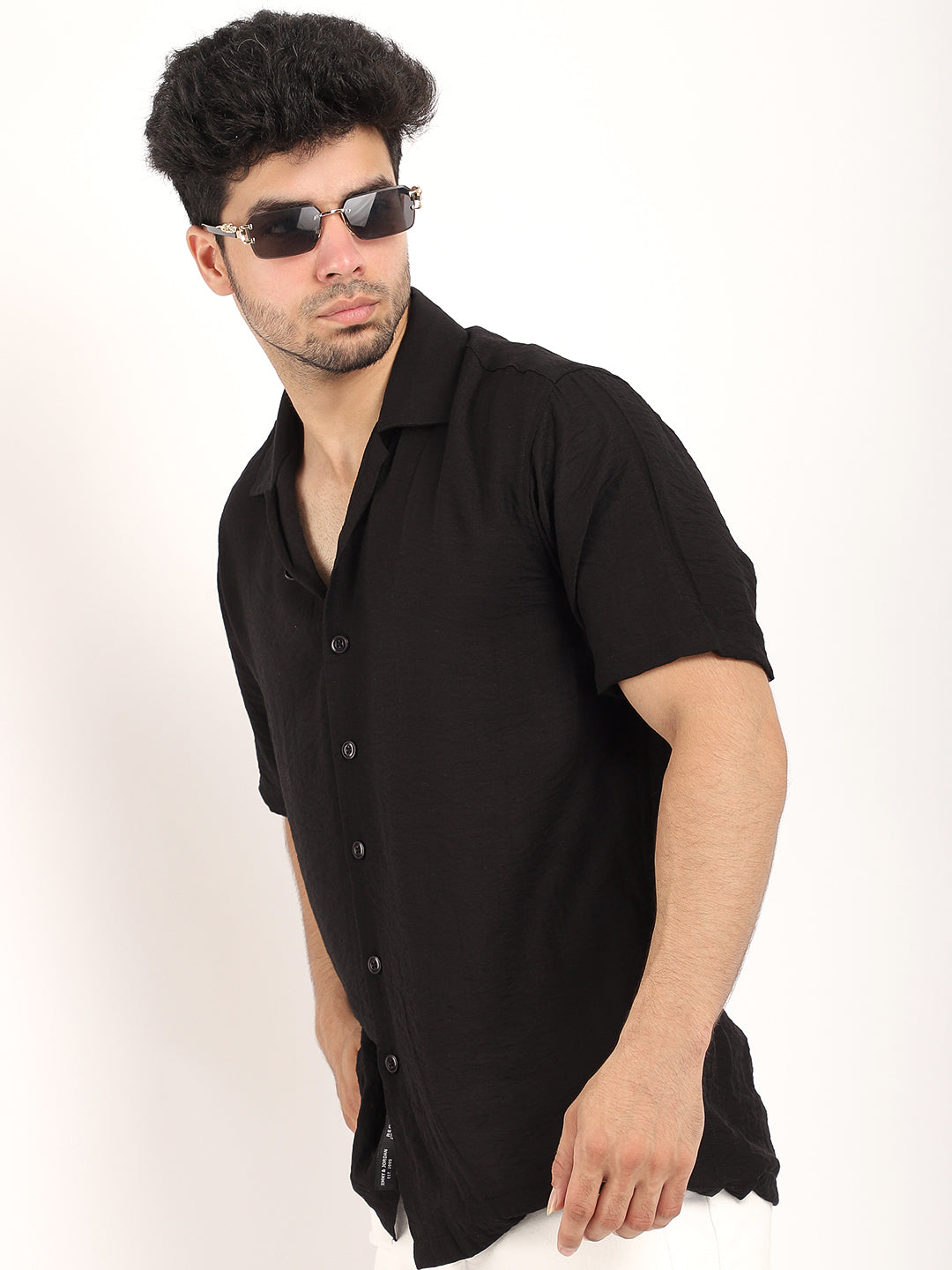 Midnight Command Black Plain Shirt