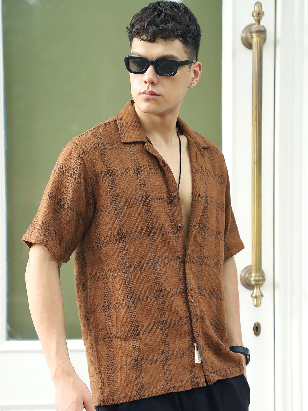 Sunbound Brown Check Shirt