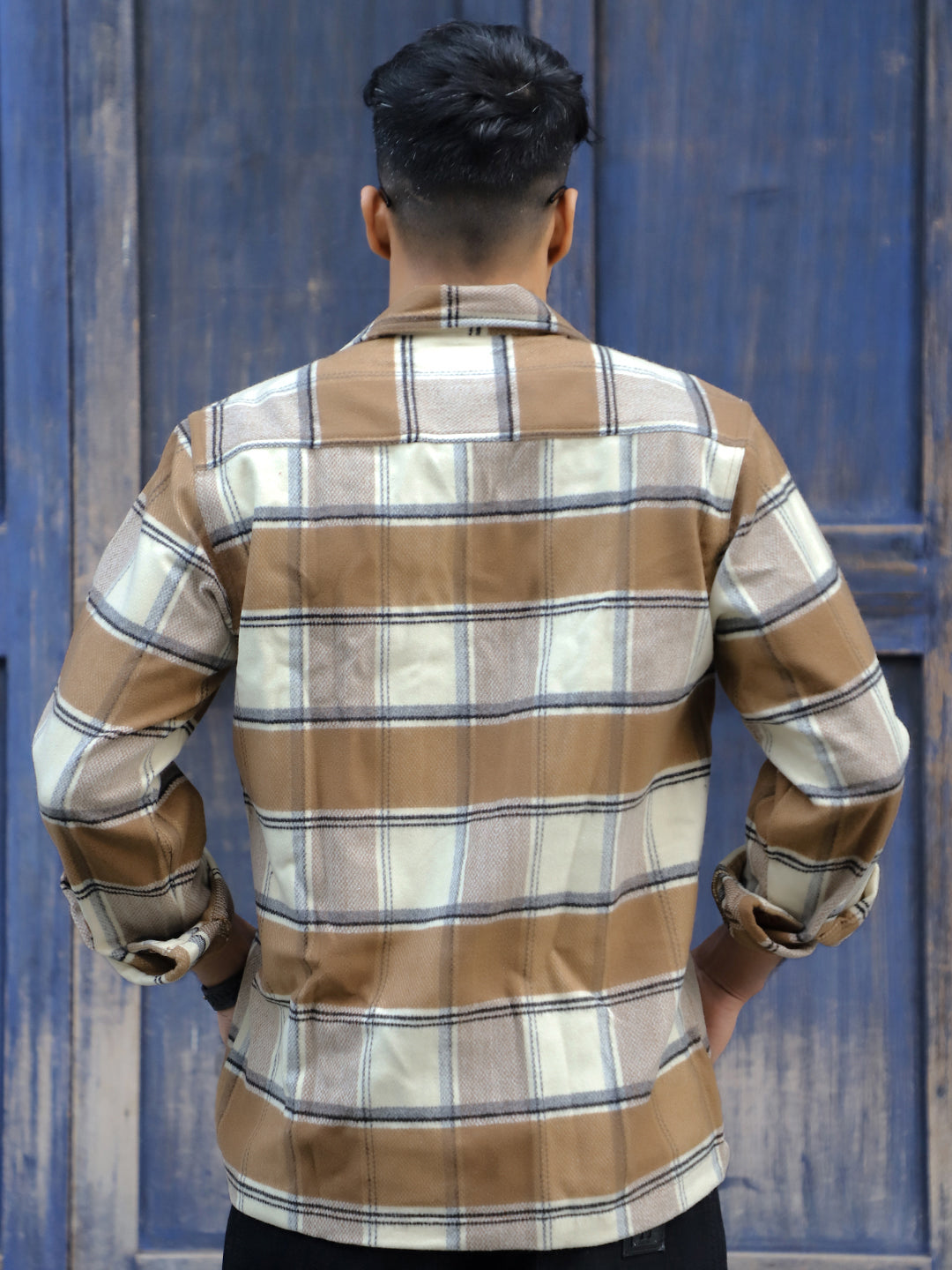 Northfield Classic Brown Check Shacket
