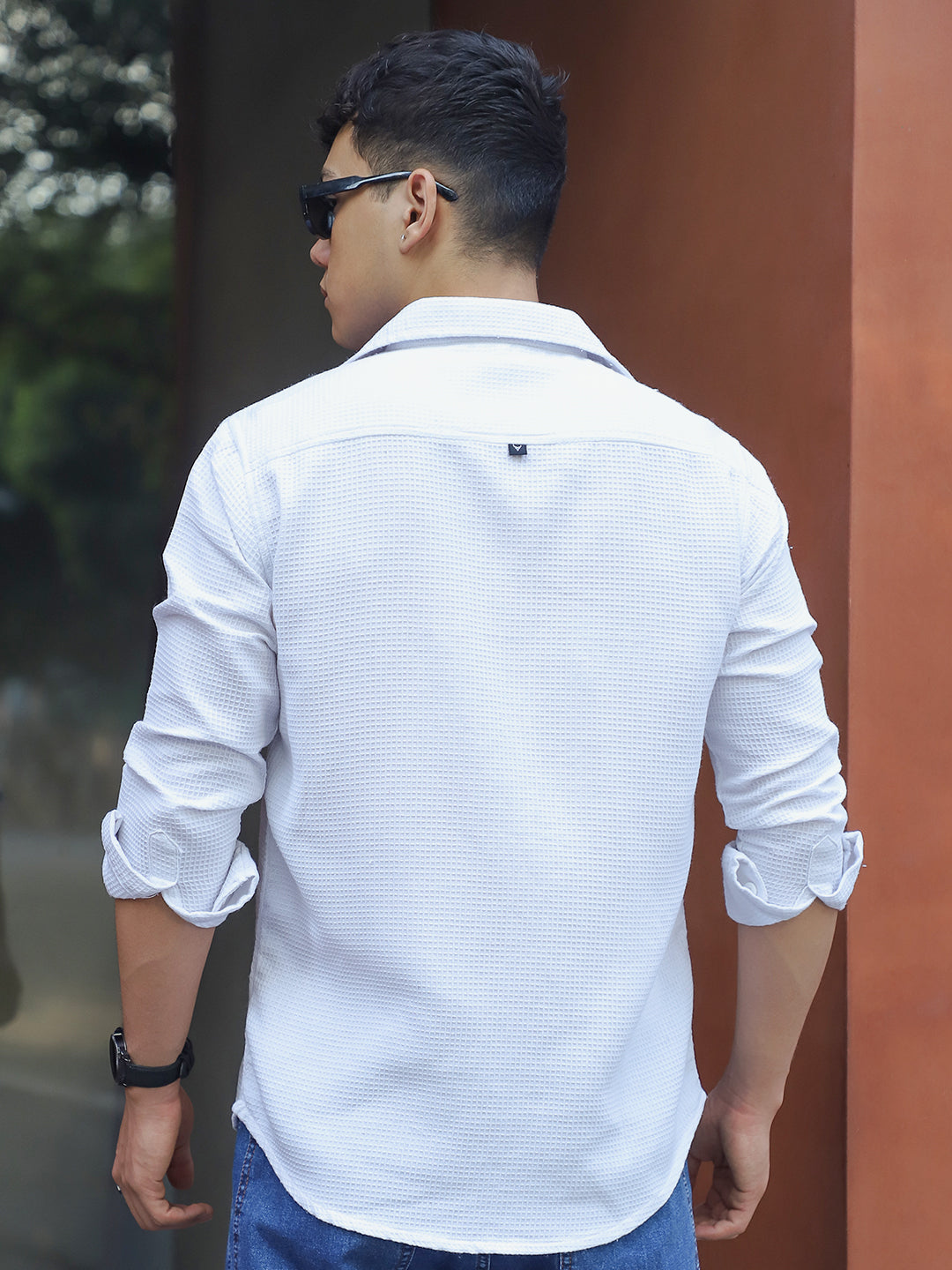 British Vintage White Full Sleeve Shirt