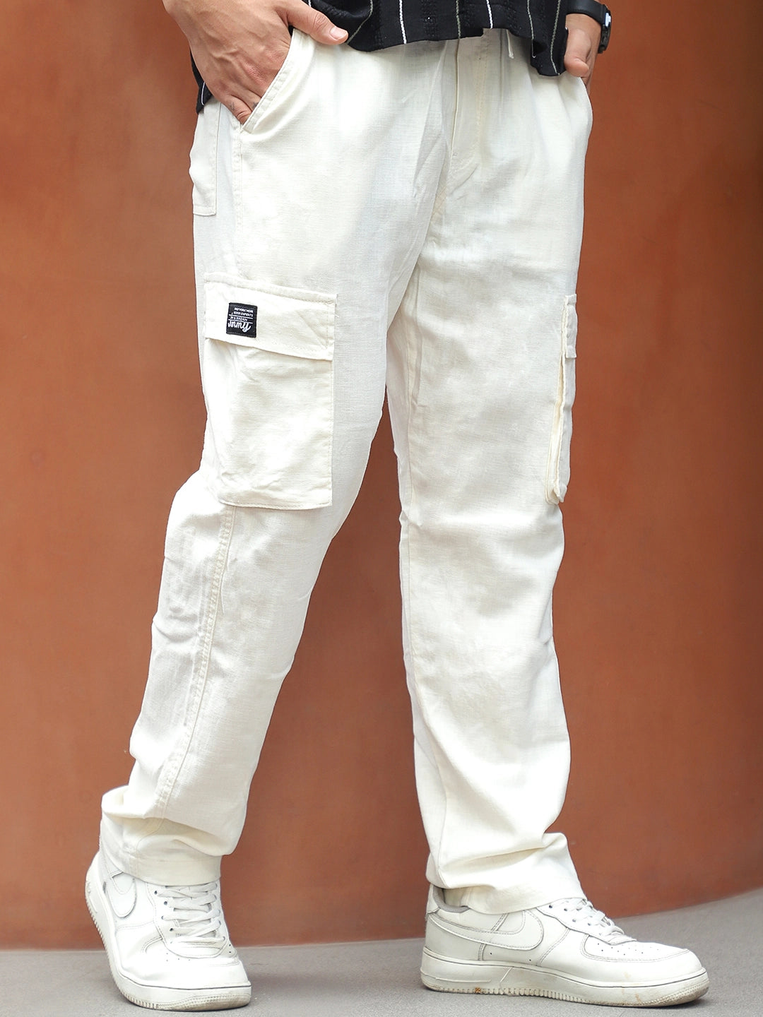 Desert Cream Linen Cargo
