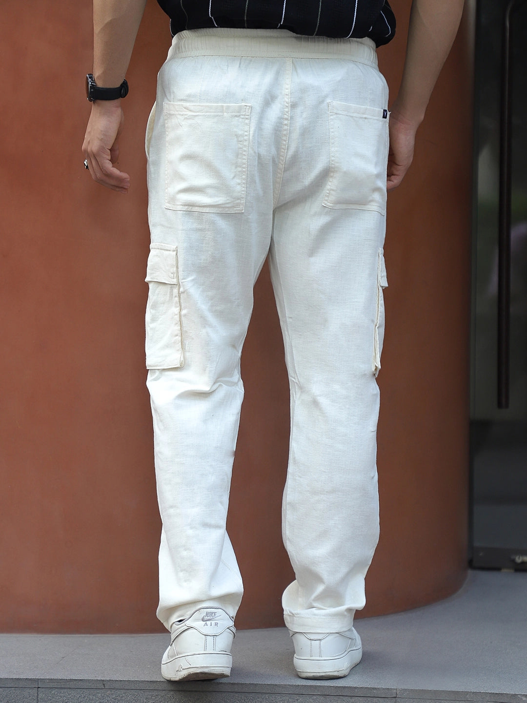 Desert Cream Linen Cargo
