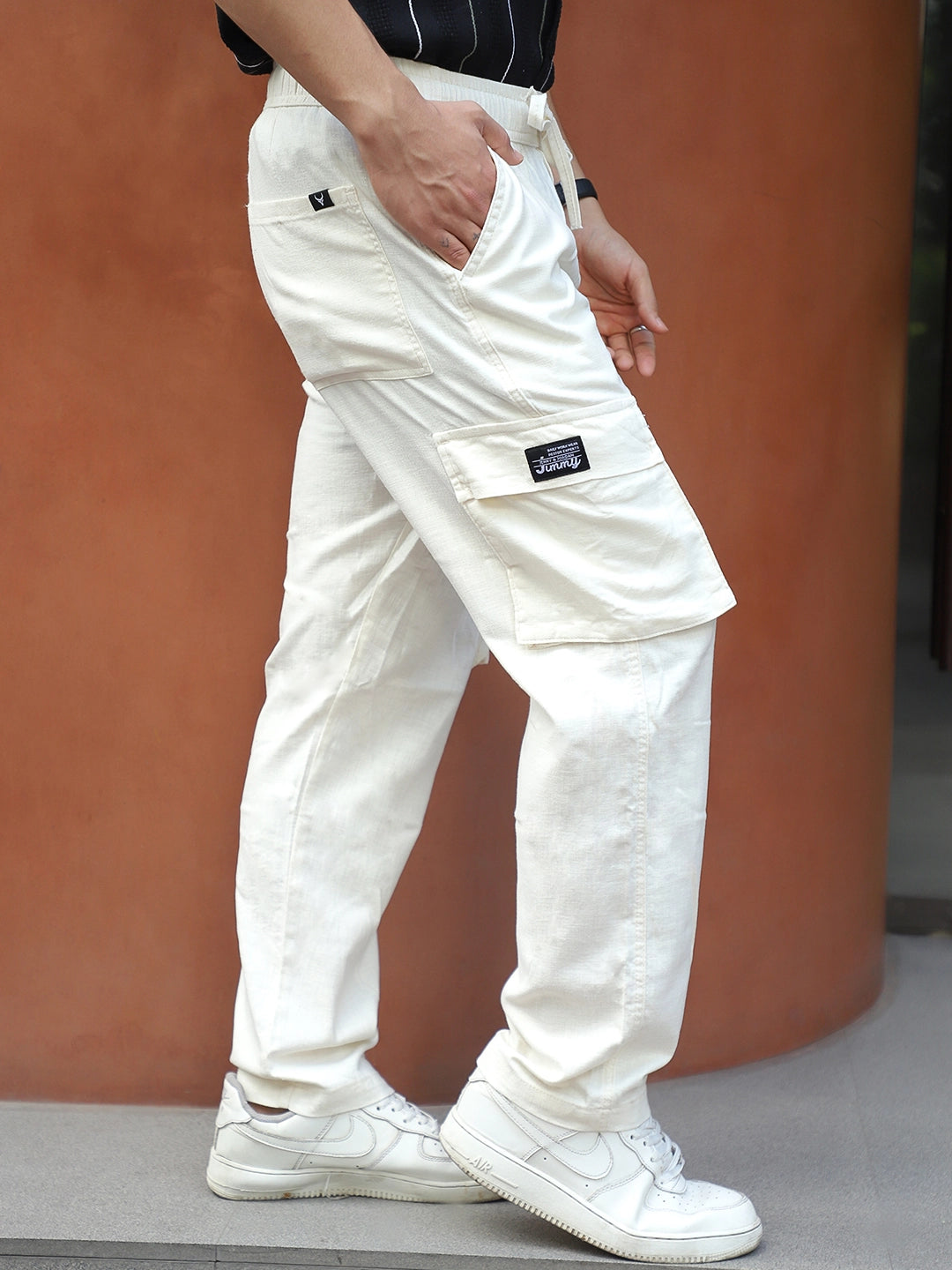 Desert Cream Linen Cargo