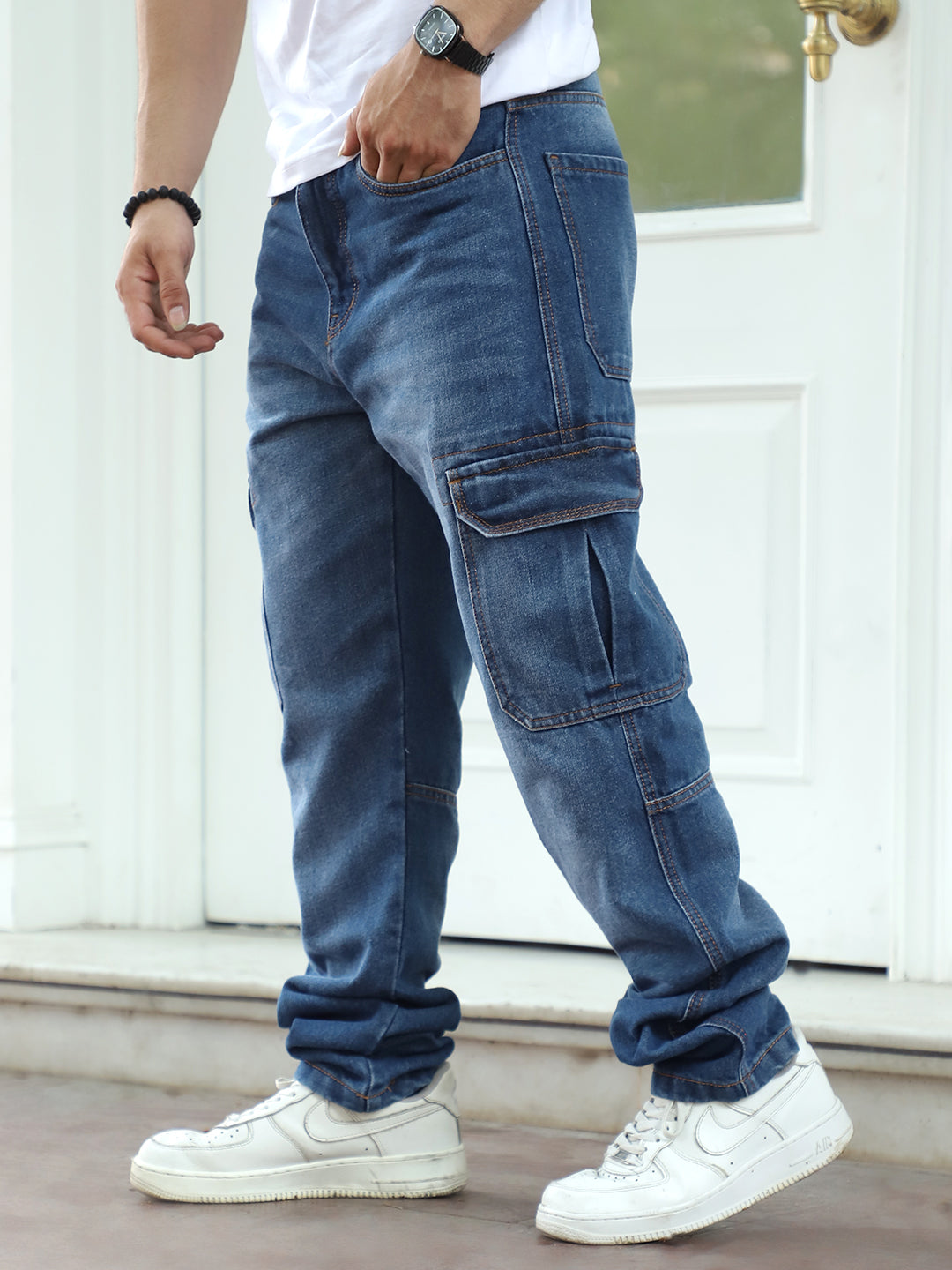 Nightline Cobalt Blue Denim Cargo