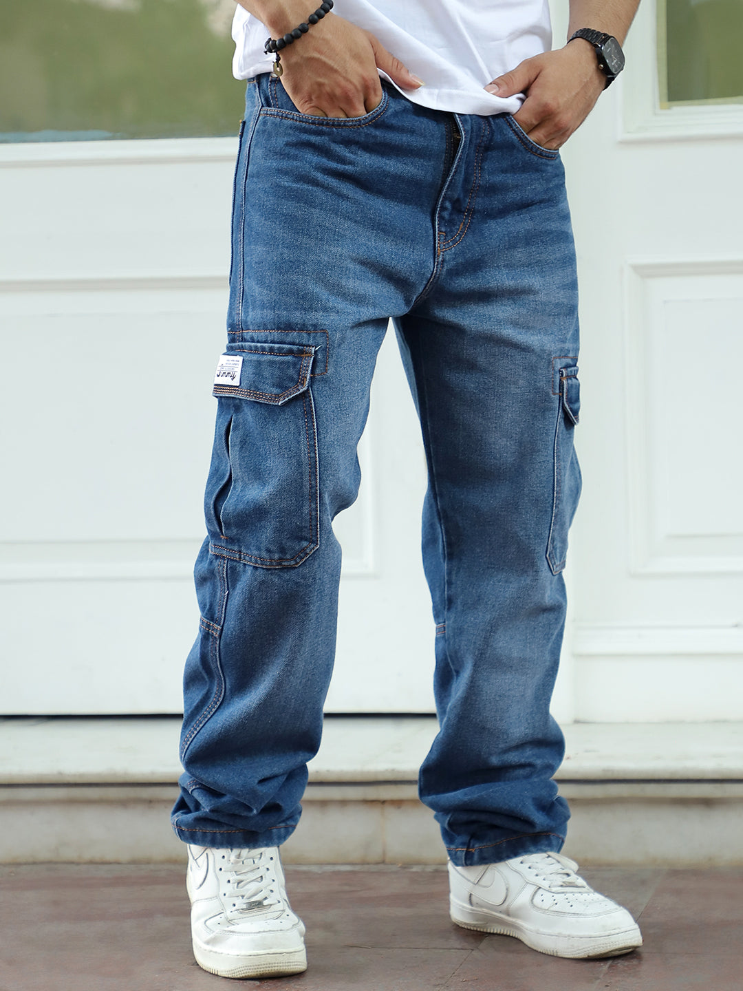 Nightline Cobalt Blue Denim Cargo