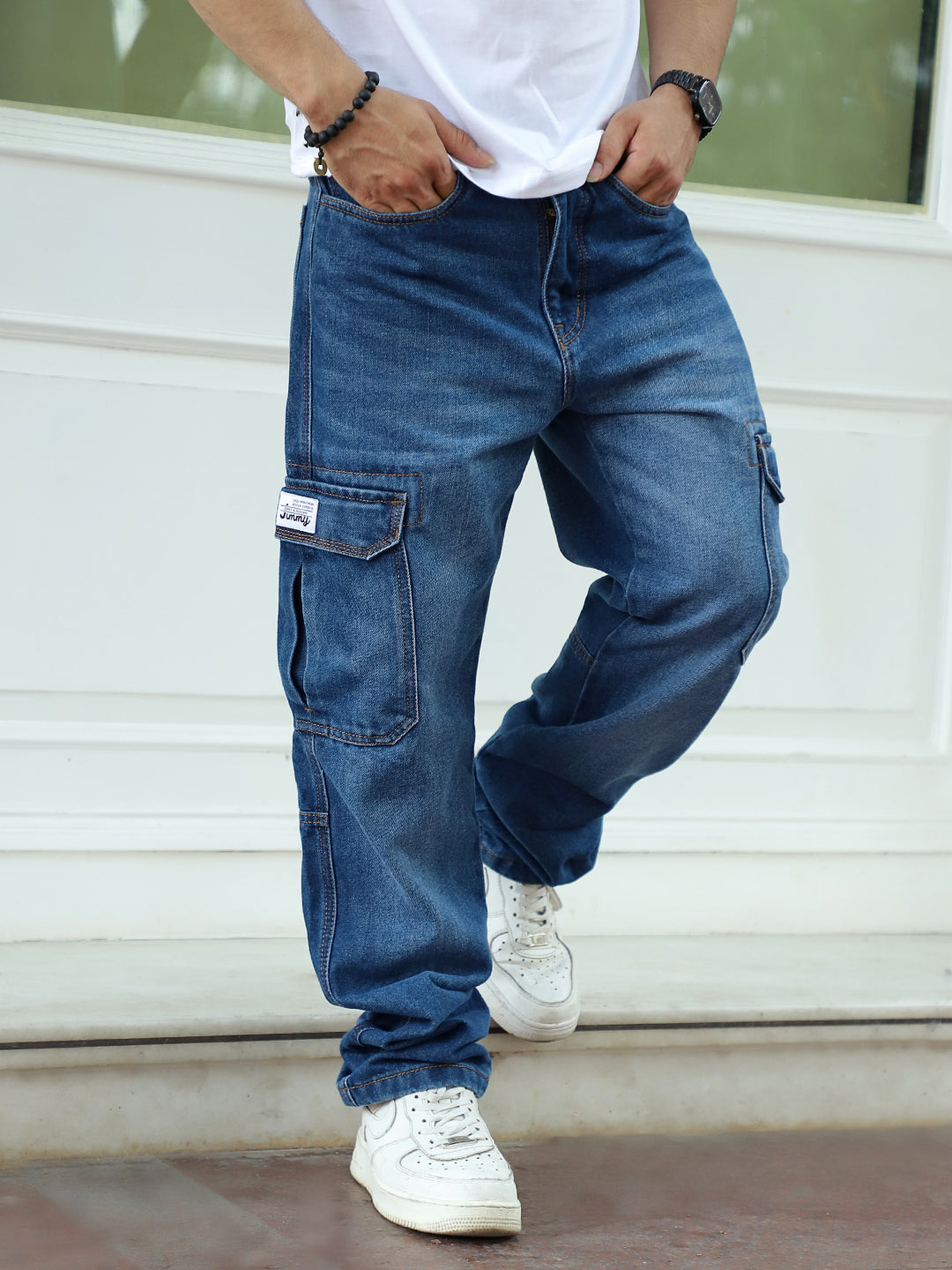 Zoom Blue Denim Cargo