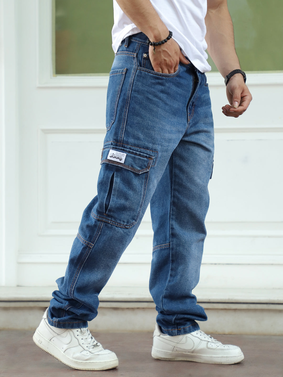 Nightline Cobalt Blue Denim Cargo