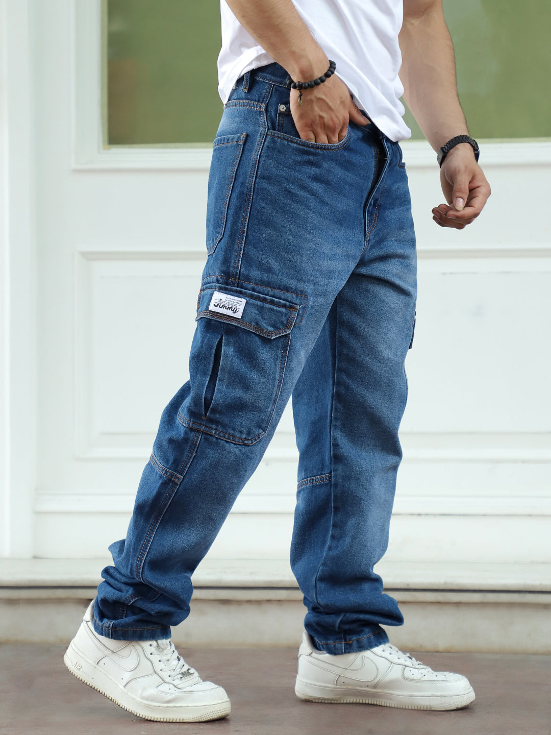 Zoom Blue Denim Cargo