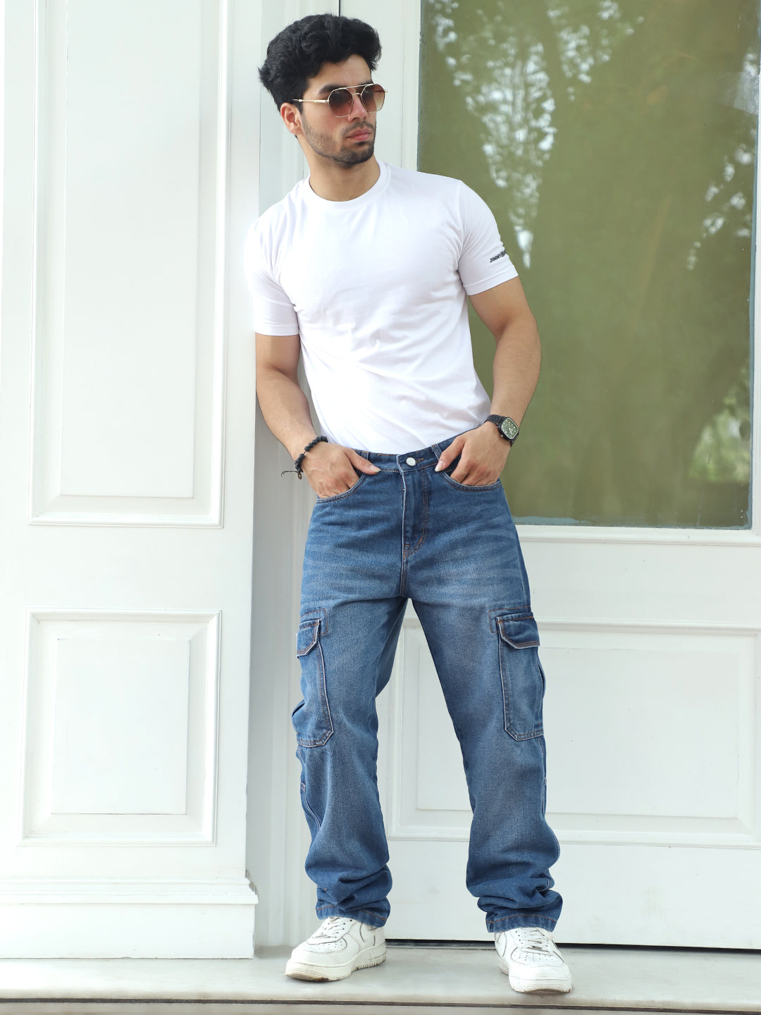 Nightline Cobalt Blue Denim Cargo