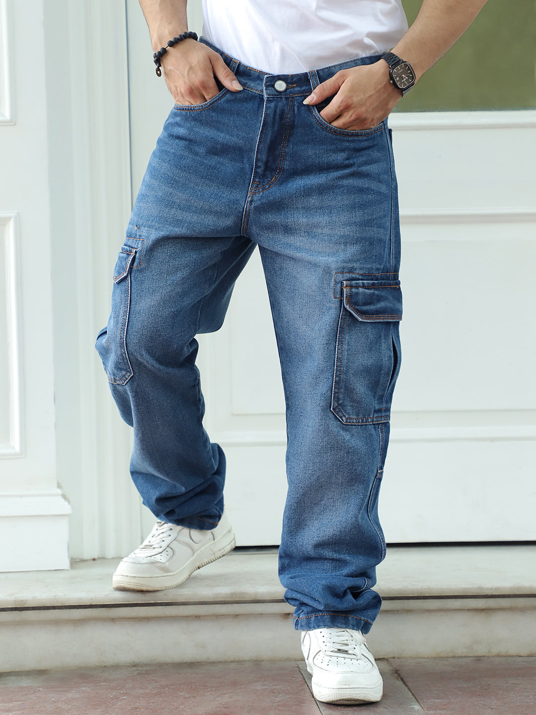 Nightline Cobalt Blue Denim Cargo