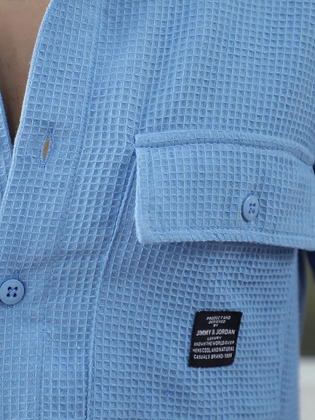British Vintage Ocean Blue Full Sleeve Shirt