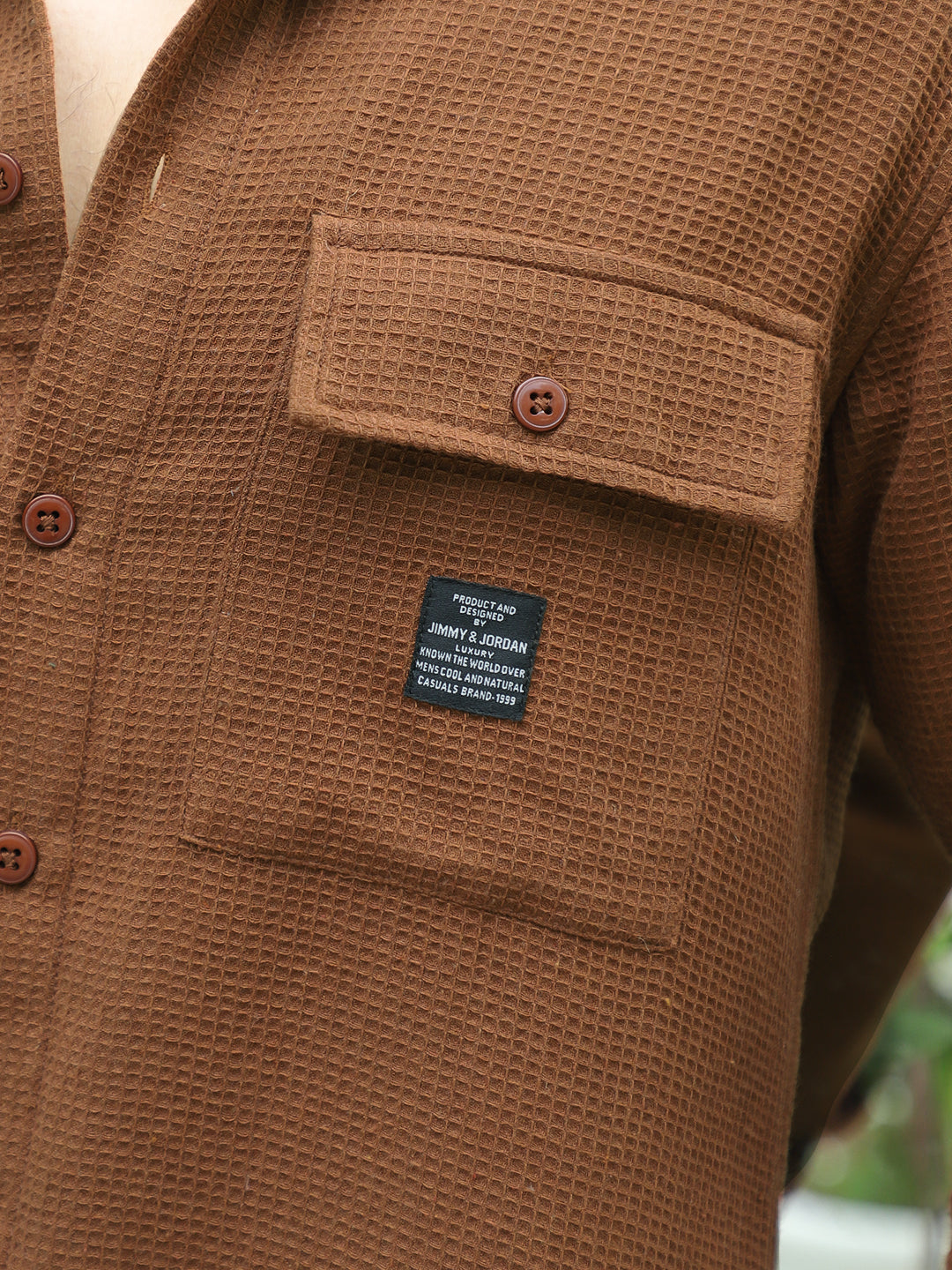 British Vintage Brown Full Sleeve Shirt