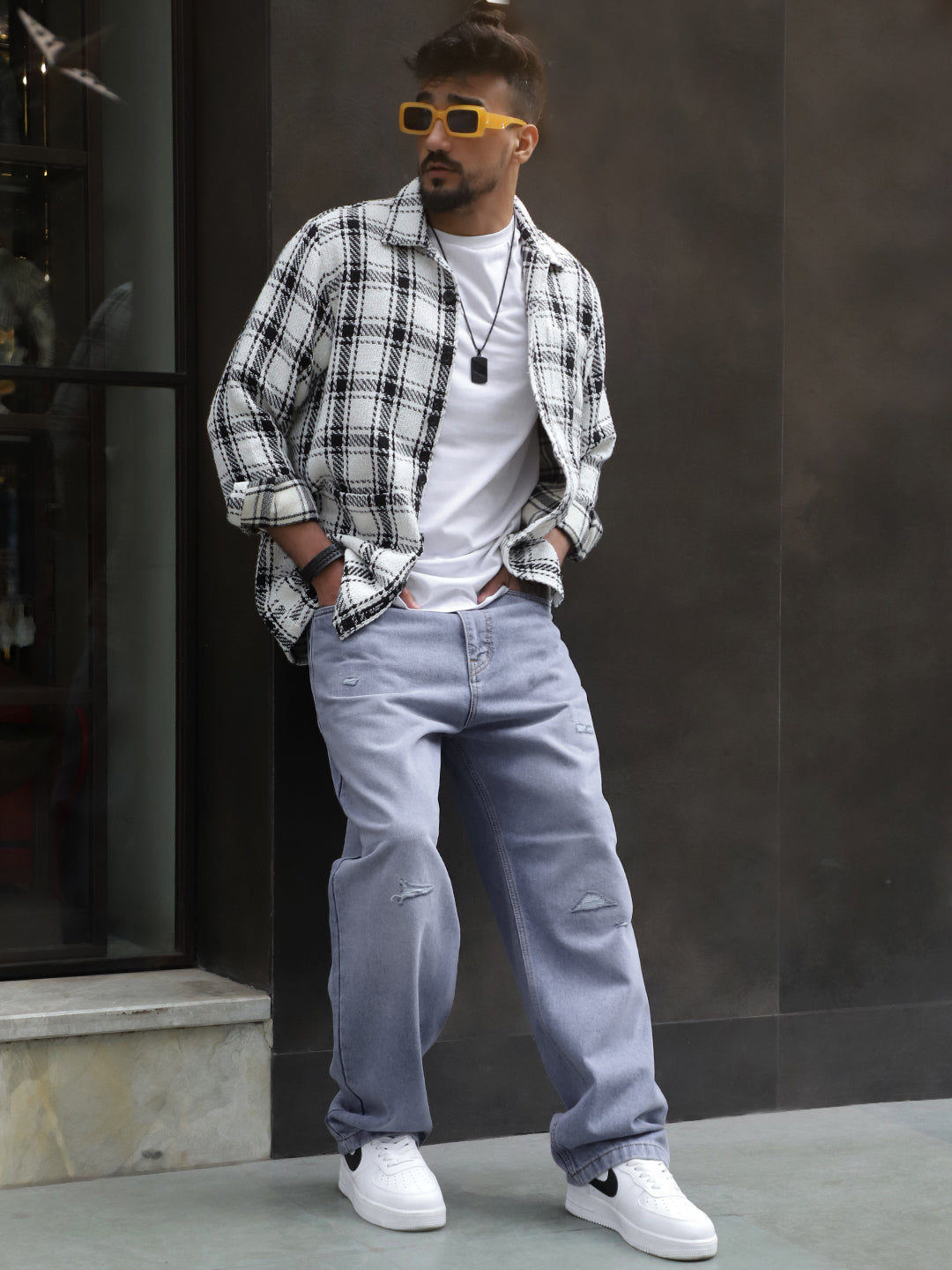 City Core Columbia Blue Baggy Jeans