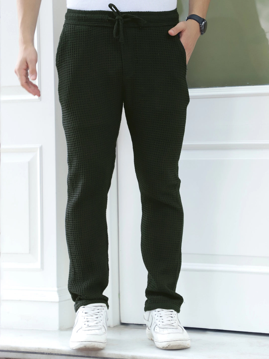Clubhouse Dark Olive Linen Trouser