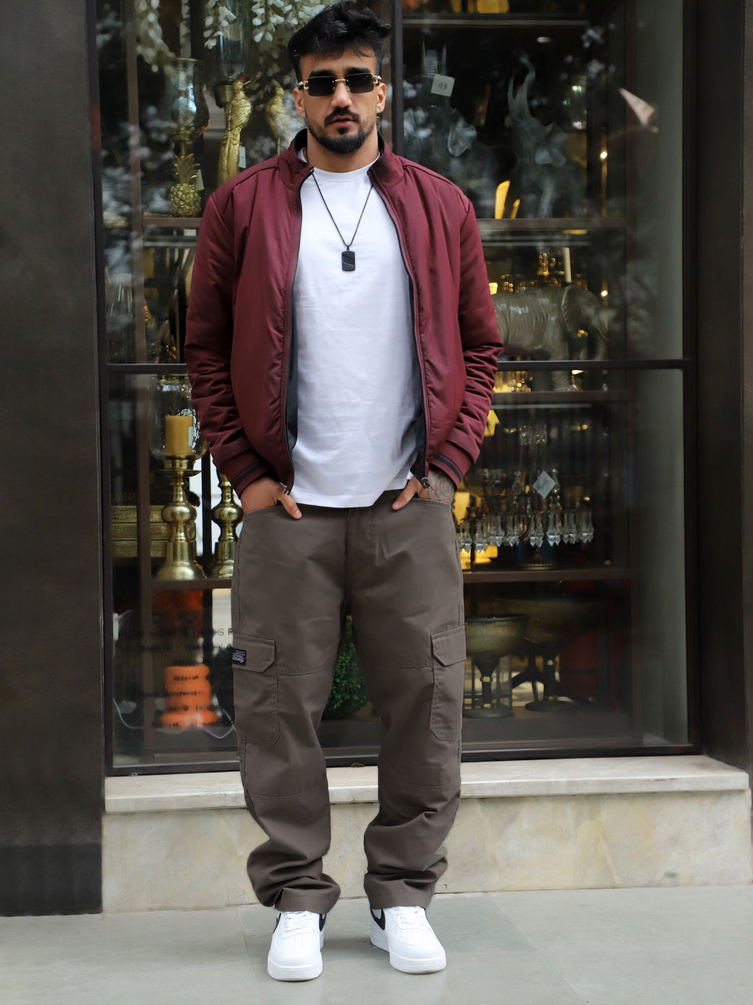 Harlow Hues Wood Brown Cotton Cargo