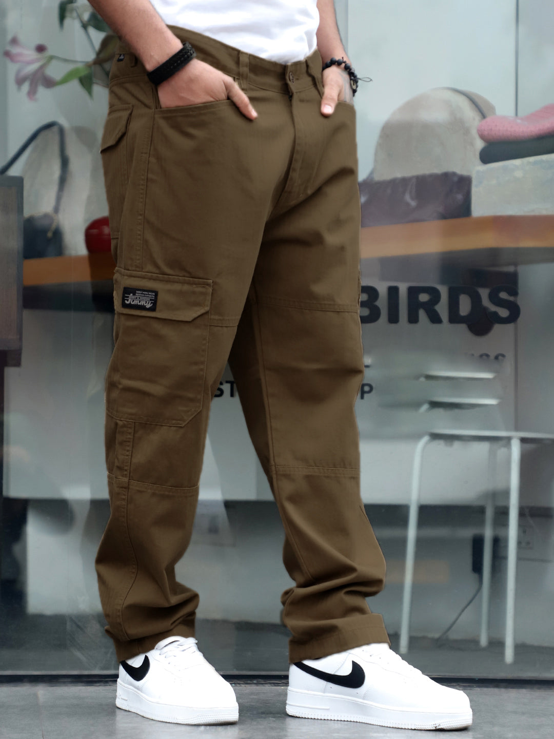 Harlow Hues Tortilla Brown Cotton Cargo