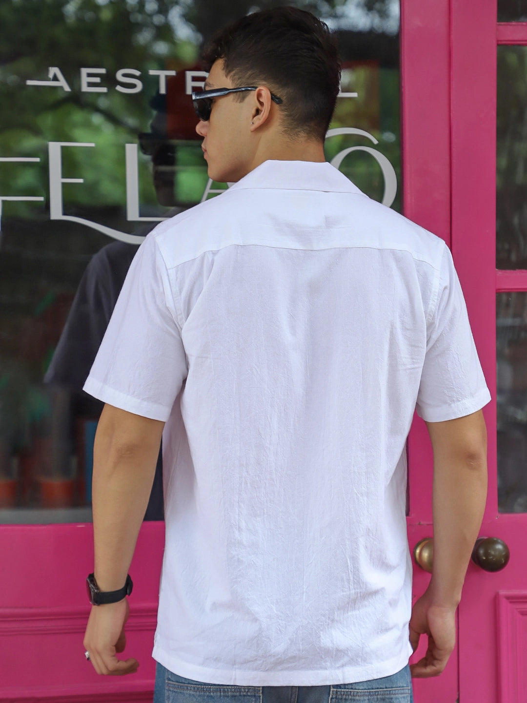 Cereal Killer White Half Sleeve Plain Shirt