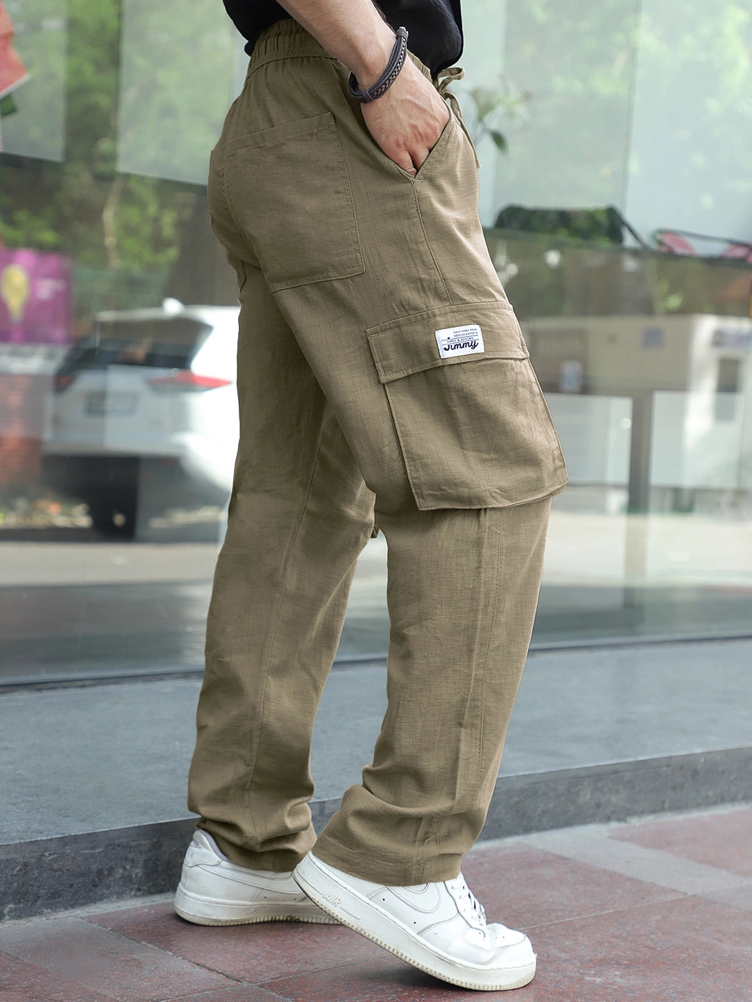 Desert Camel Brown Linen Cargo