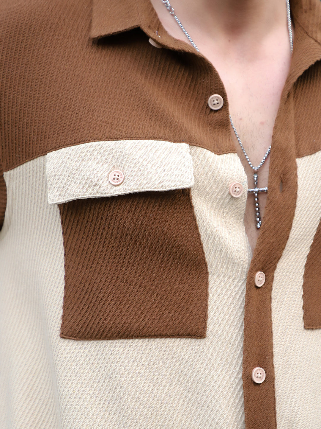 Sandrift Beige Shacket