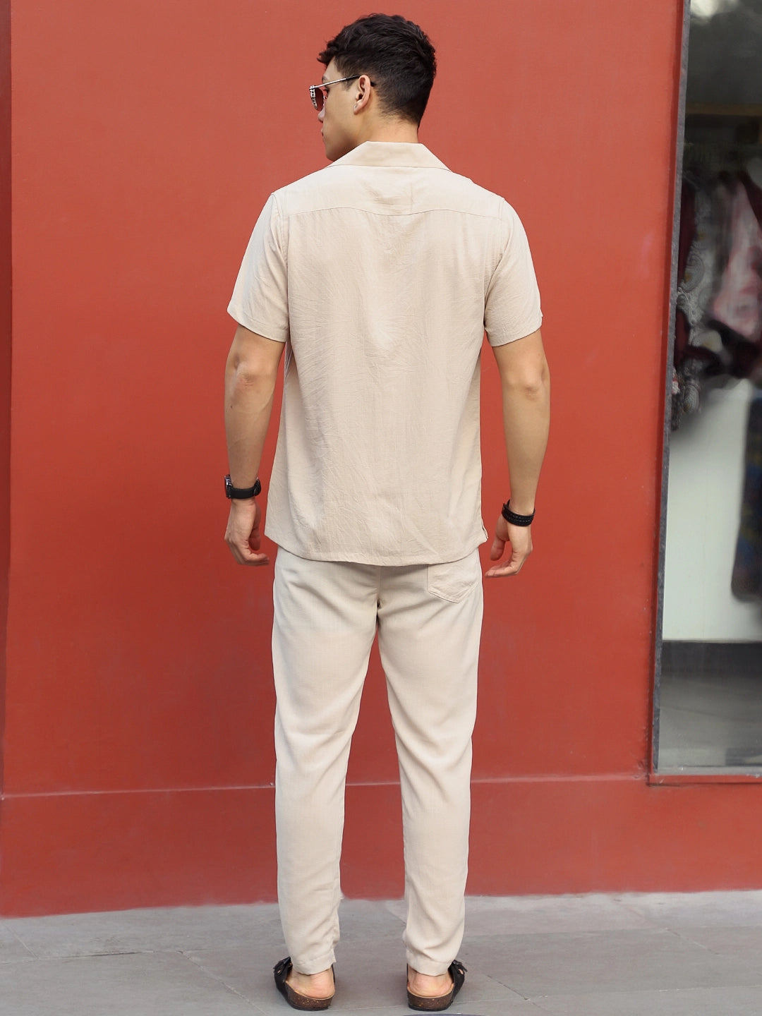 Linen Atlantis Beige Co Ord Set