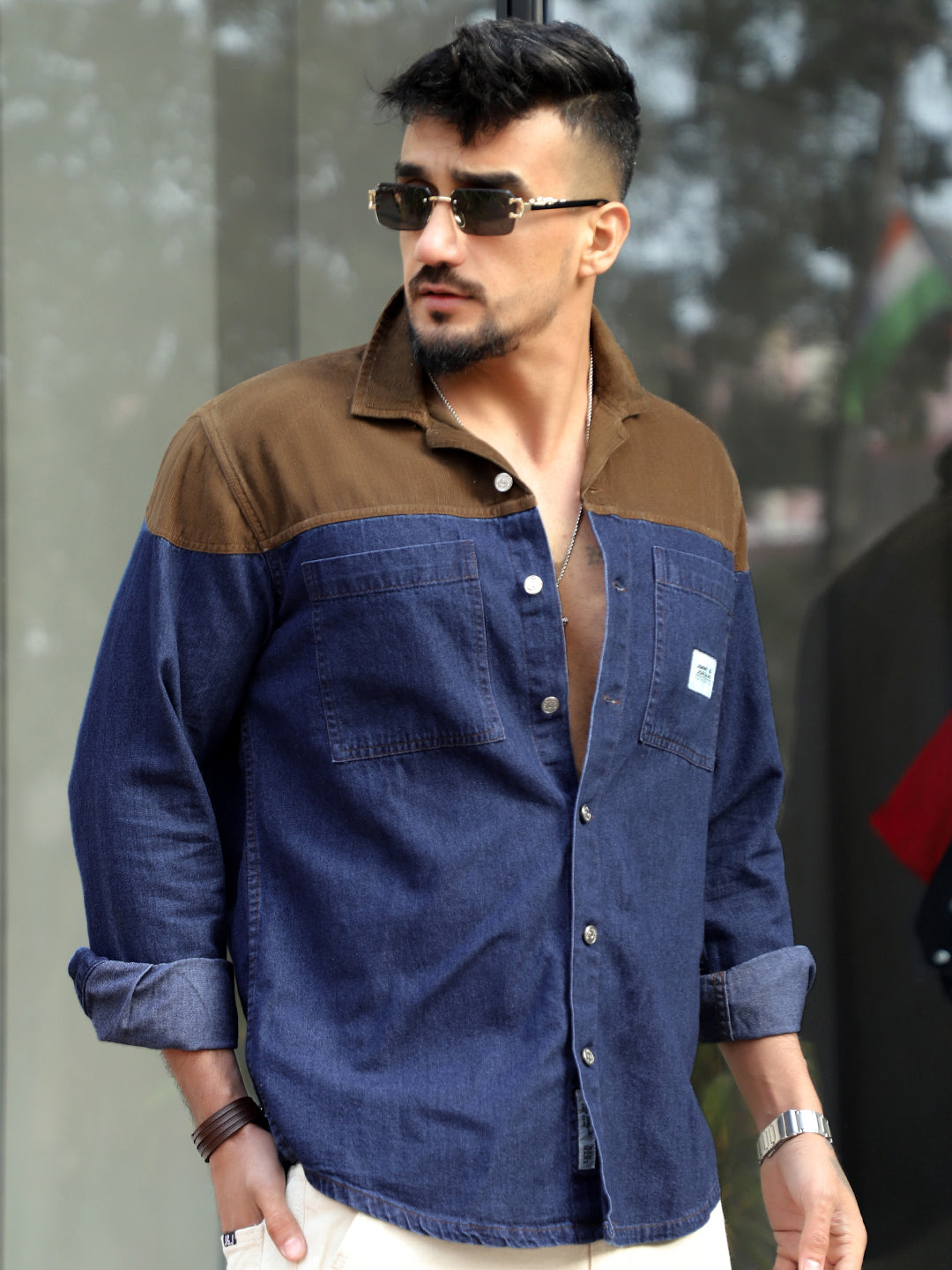 Tidebreak Marine Blue Denim Shirt