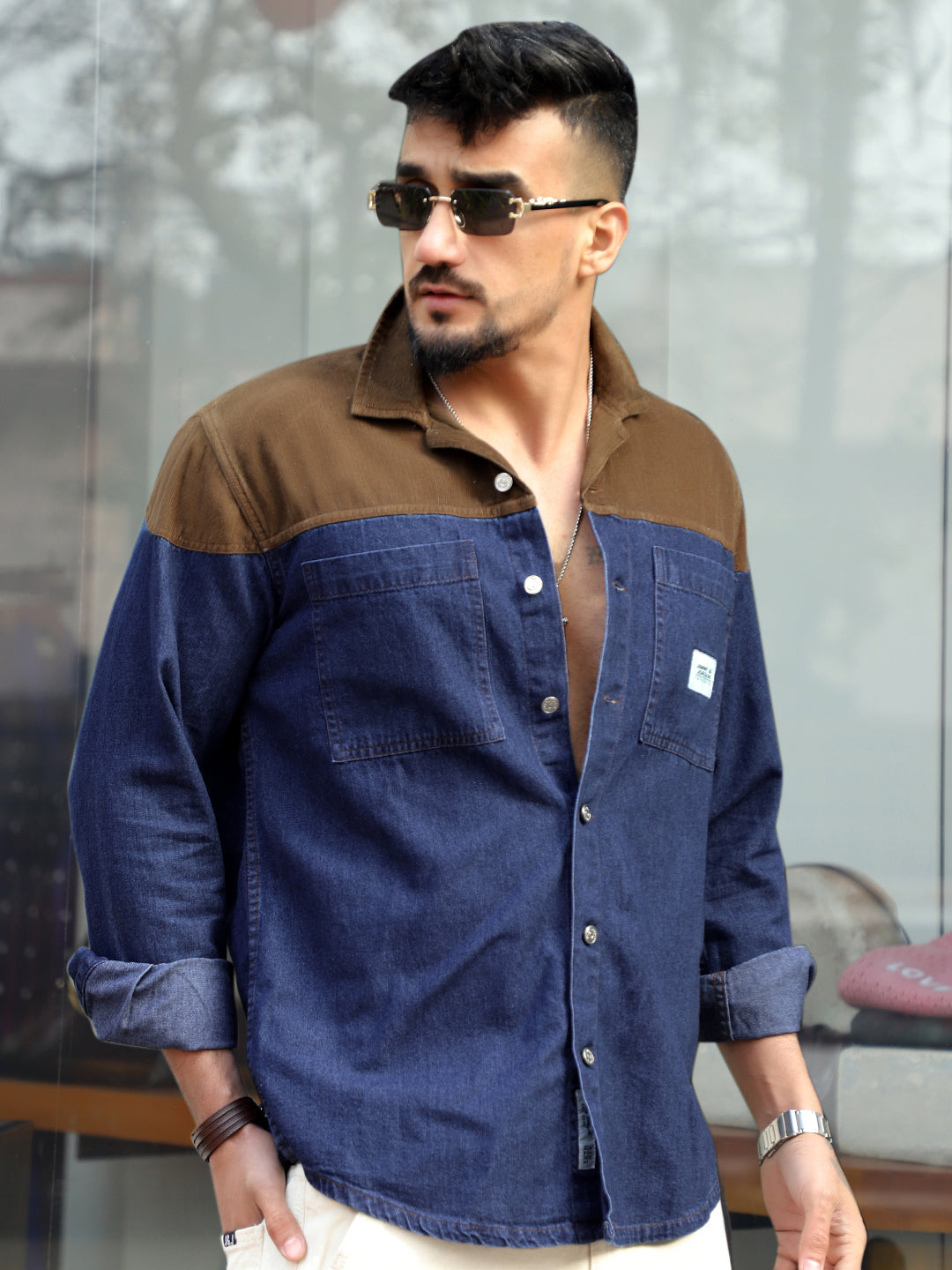 Tidebreak Marine Blue Denim Shirt