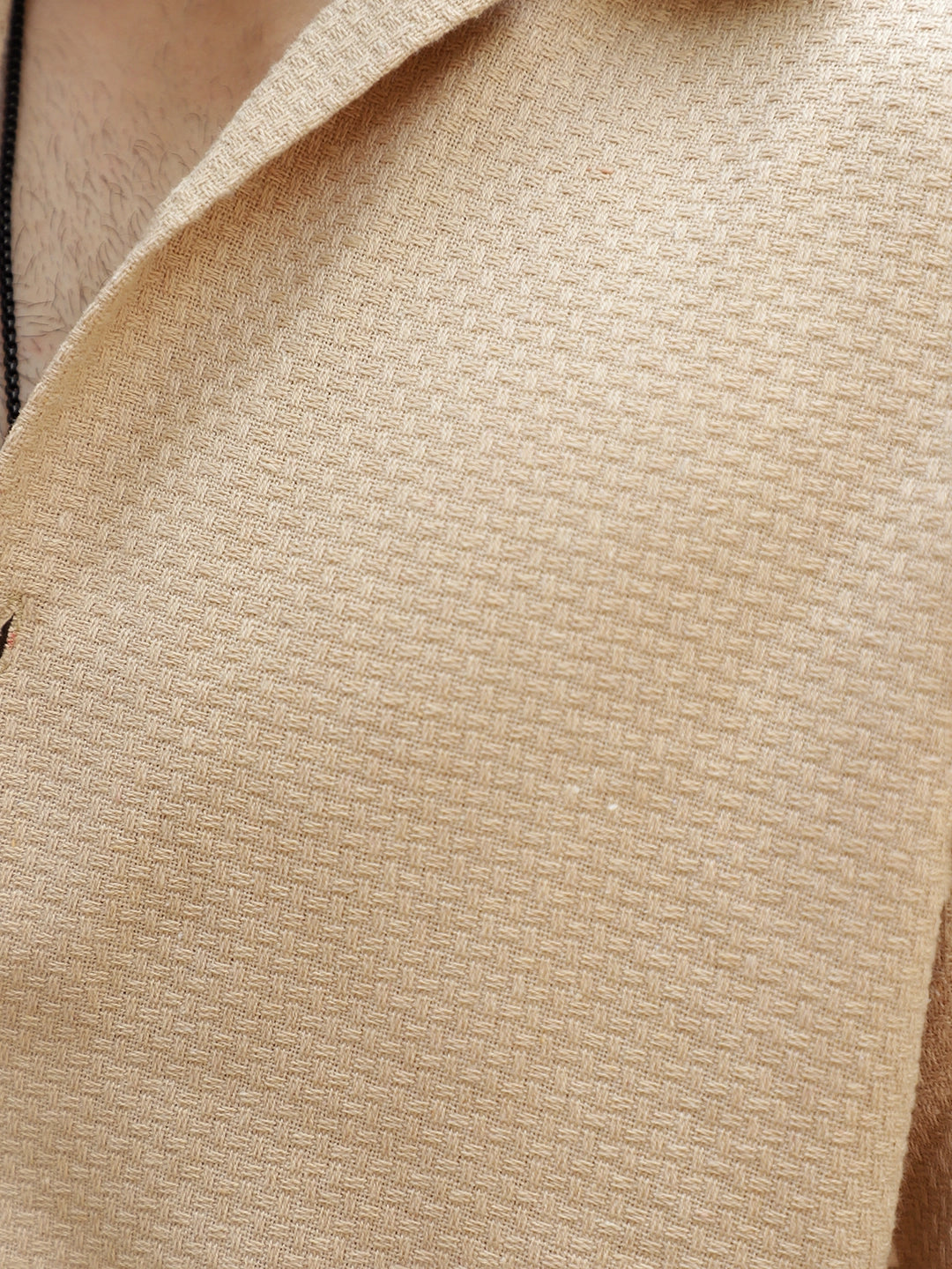 Minimalist Textured Beige Co-Ord Set