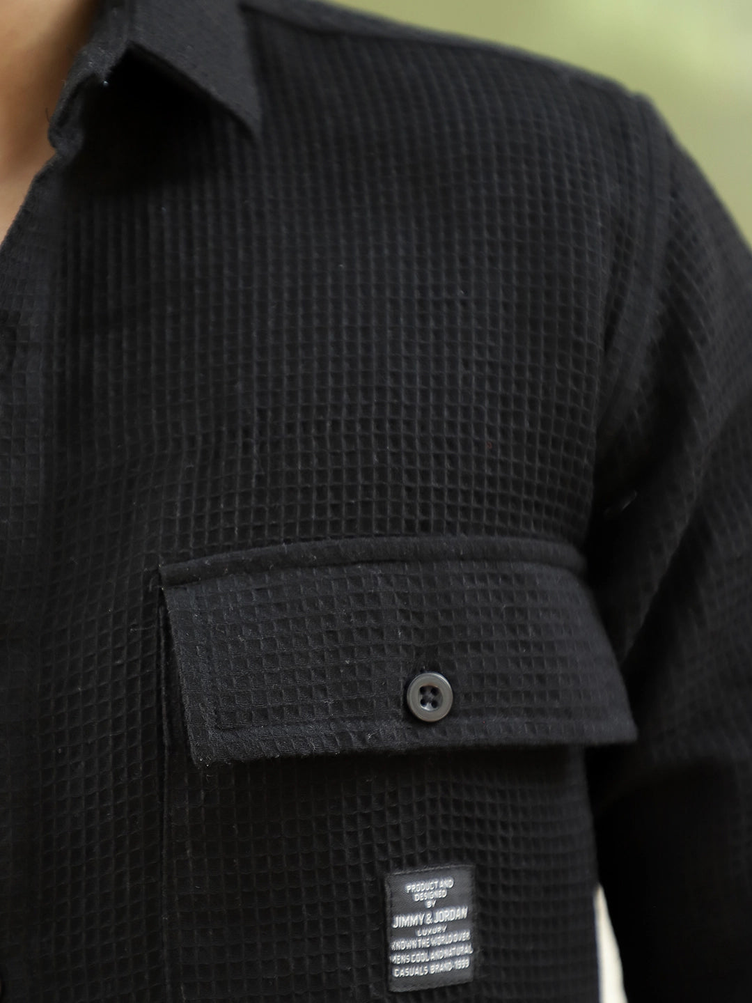 British Vintage Black Full Sleeve Shirt