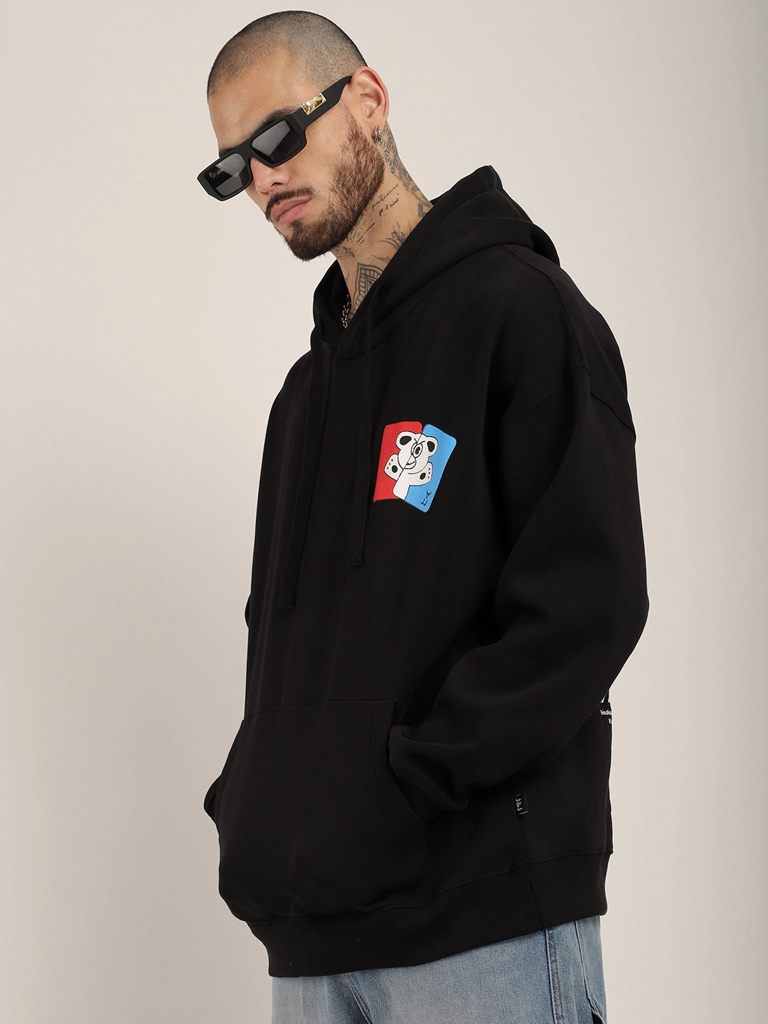 Black Oversized Hoodie Men