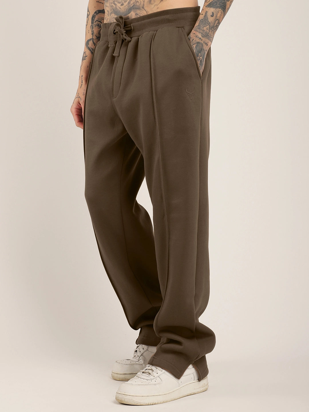 Urban Vanguard Brown Fleece Track Suit Pro